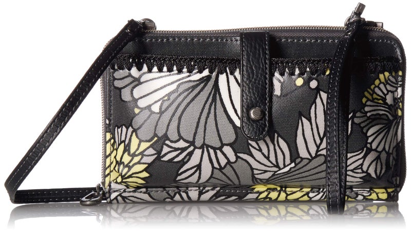 Sakroots womens Women's Artist Circle cross body handbags, Slate Floral Blossoms, One Size US - Image 1
